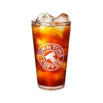 탐앤탐스 아이스티 복숭아