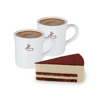 한스케익 티라미수 조각+HOT아메리카노 2잔