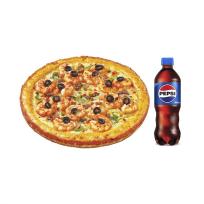 미스터피자 쉬림프골드M+콜라500ML