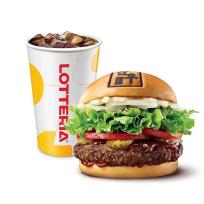 롯데리아 한우불고기버거 콤보