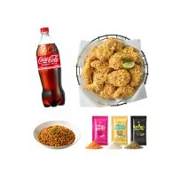 BHC 콰삭톡+맛초킹라이스+콜라1.25L