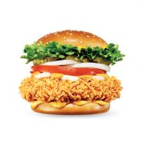 맘스터치  와우스모크디럭스버거 단품