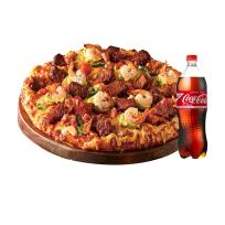 도미노피자 LA 치즈폴레 갈비 스테이크 (L) + 콜라 1.25L