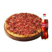 도미노피자 (오리지널)더블 미트 할라피뇨M+콜라