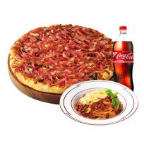 도미노피자 (오리지널)더블 미트 할라피뇨L+뉴치볼+콜라