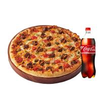 도미노피자 (오리지널)그릴드 패티 치즈버거M+콜라