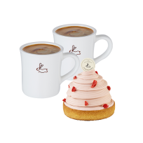 한스케익 벚꽃 몽블랑+HOT아메리카노2잔